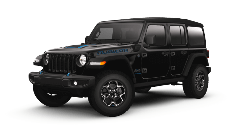 2023 Jeep Wrangler 4xe Rubicon Exterior - Black