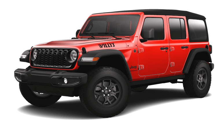 2024 Jeep Wrangler Willys Exterior - Firecracker Red