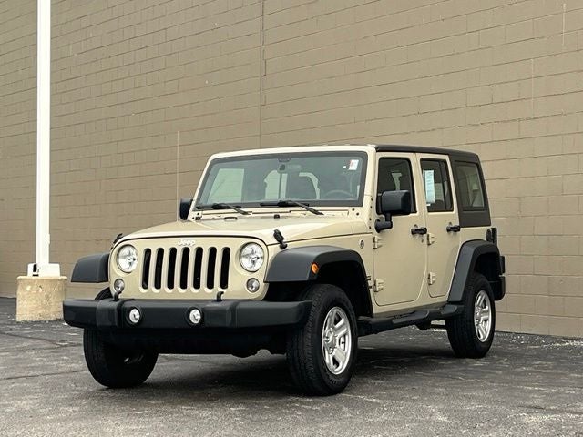 Used 2018 Jeep Wrangler JK Unlimited Sport with VIN 1C4BJWDG5JL847113 for sale in Highland, IN