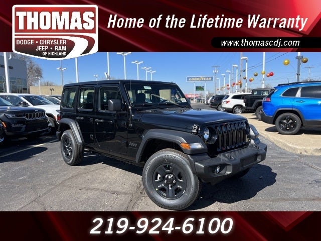 2023 Jeep Wrangler Sport in Highland, IN | Chicago Jeep Wrangler | Thomas  Dodge Chrysler Jeep of Highland Inc.