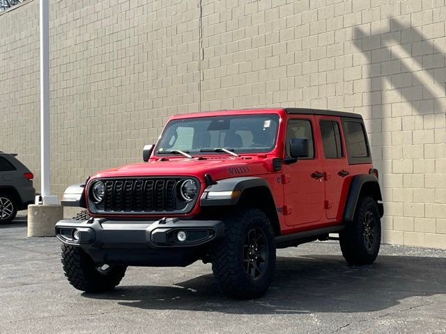 Used 2025 Jeep Wrangler 4xe Willys 4XE with VIN 1C4RJXN60SW584636 for sale in Highland, IN