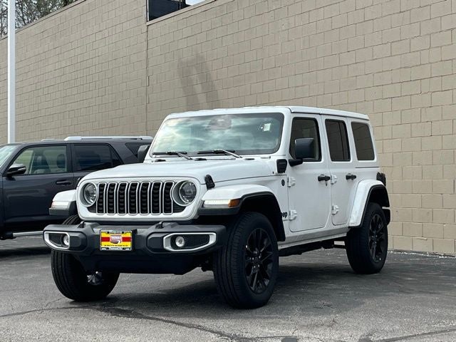 Used 2025 Jeep Wrangler 4xe Sahara 4XE with VIN 1C4RJXP65SW601783 for sale in Highland, IN