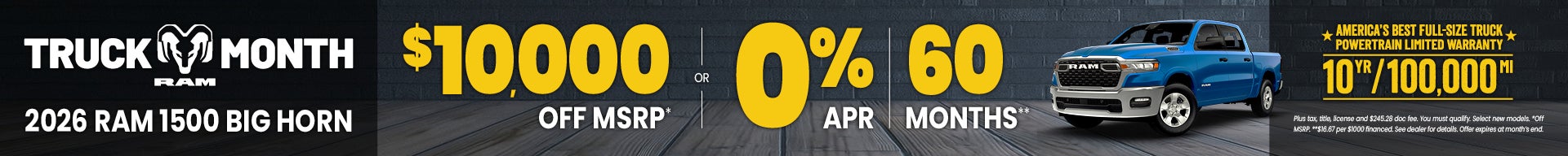 2026 Ram 1500 Big Horn