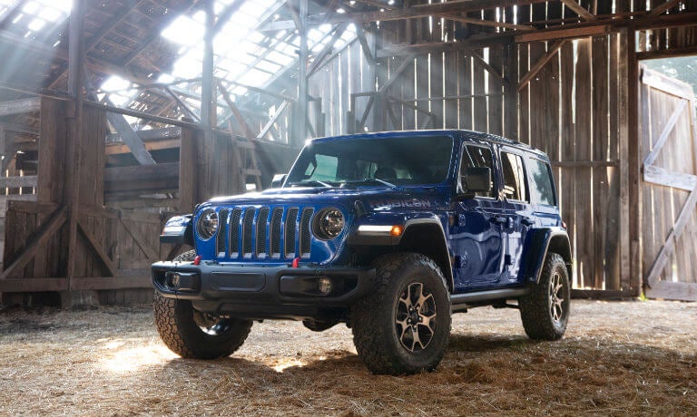 2022 Jeep Wrangler Exterior Inside Barn