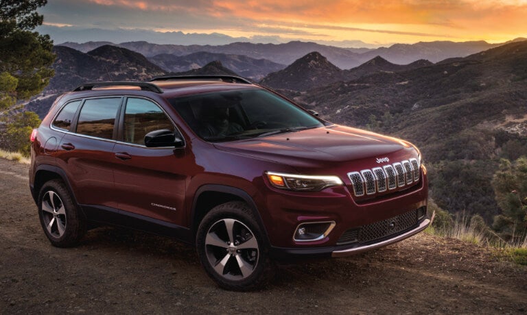 2023 Jeep Cherokee Exterior Mountian Sunset