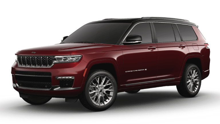 2023 Jeep Grand Cherokee L Summit Exterior - Velvet Red And Black
