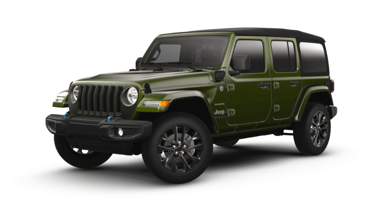 2023 Jeep Wrangler 4xe Sahara Exterior - Sarge Green