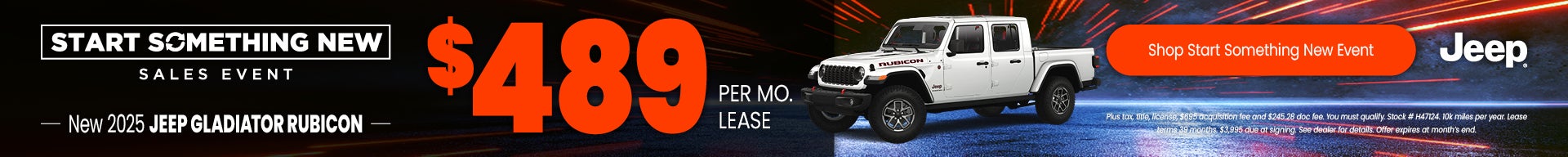 New 2025 Jeep Gladiator Rubicon