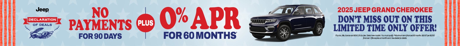 0% APR for 60 Months