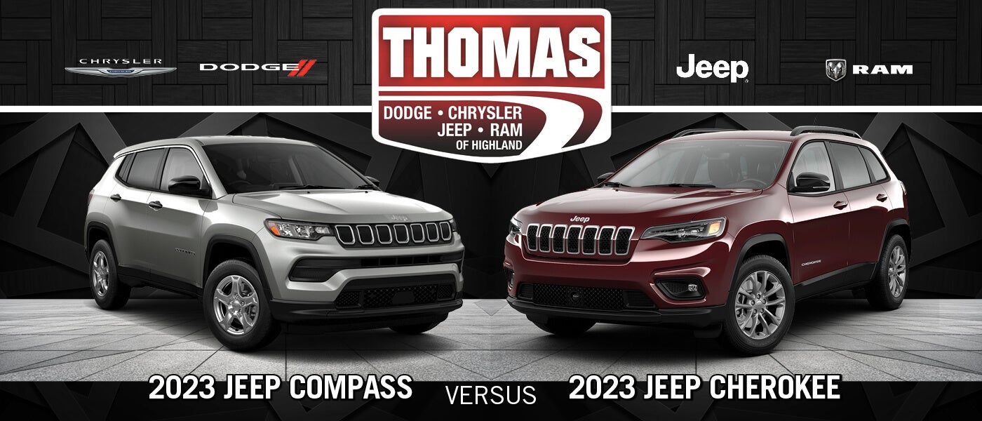2023 Jeep Compass vs. 2023 Jeep Cherokee