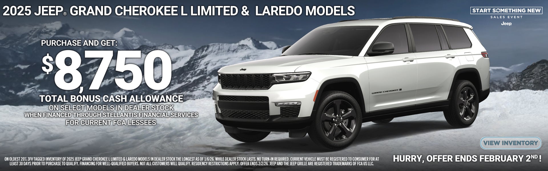 2025 Jeep Grand Cherokee L Limited & Laredo